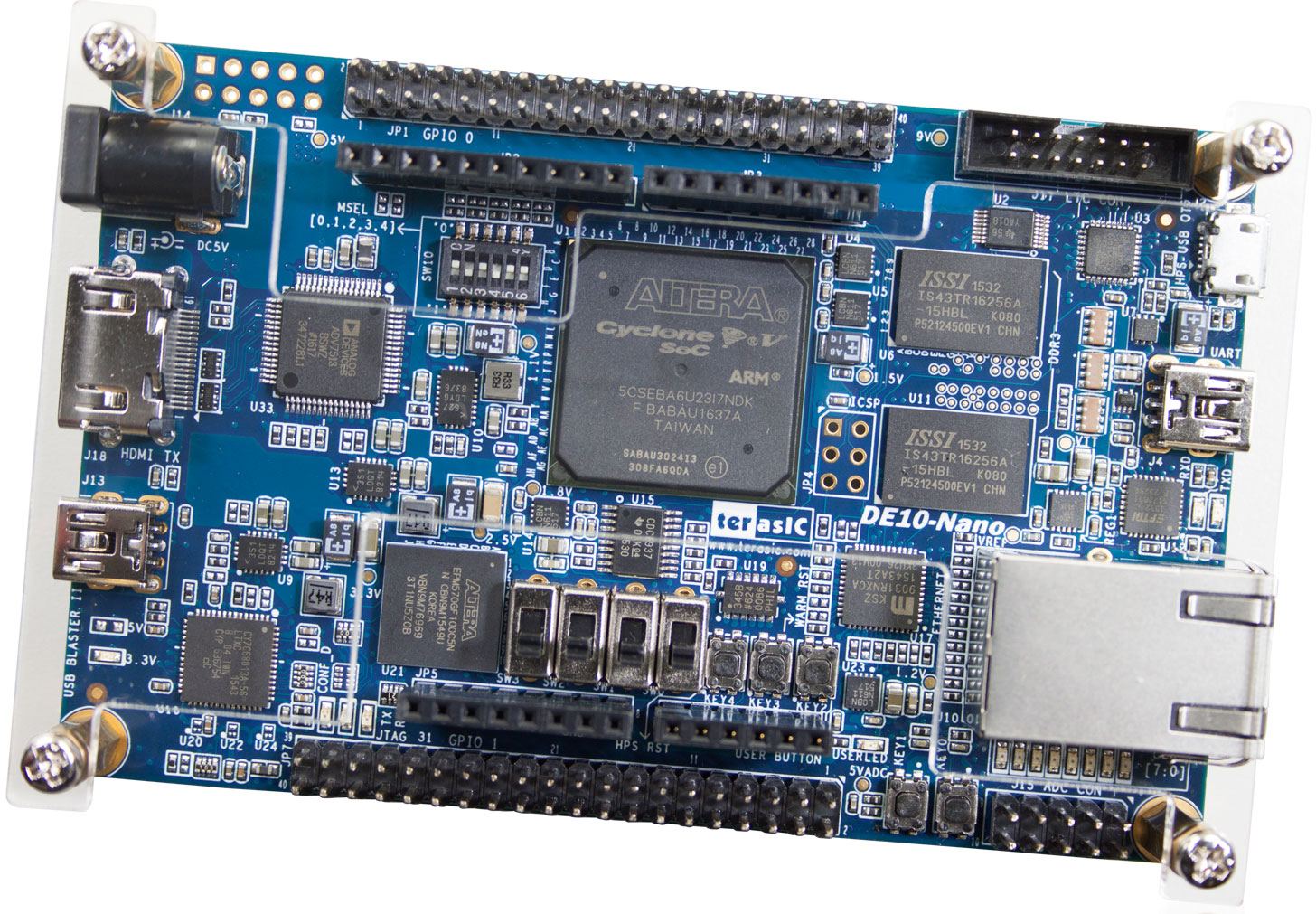 Intel soc. Terasic de10-Nano. Отладочный набор de10-Standart Terasic. Мистер FPGA. Отладочная плата drs4 v5 psi в корпусе